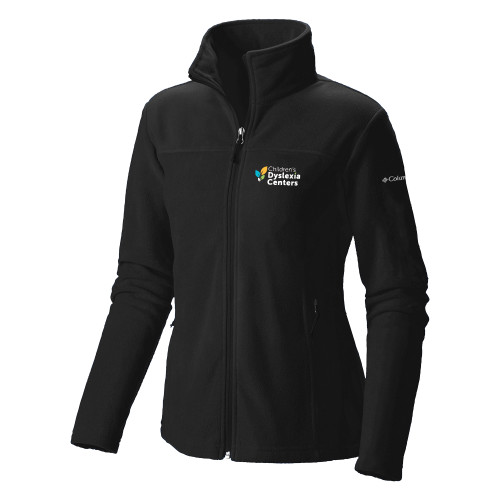  Columbia Womens Full Zip Black Fleece Jacket - CDC Primary