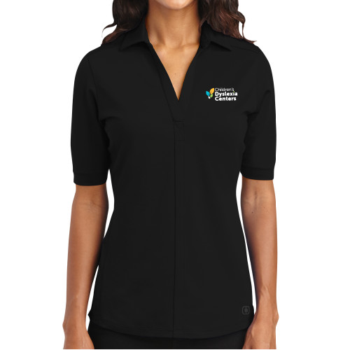  OGIO Womens Black Metro Polo - CDC Primary