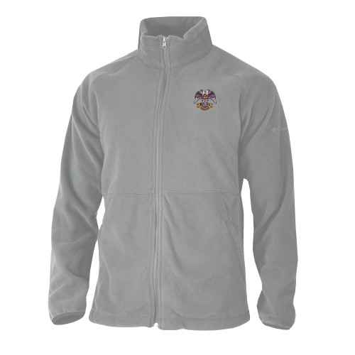  Columbia Grey Everest Ridge Fleece Full Zip Jacket - Freemasons