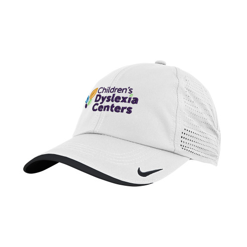  Nike White Dri Fit Perforated Hat - CDC Primary