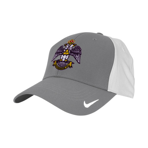  Nike Charcoal/White Swoosh Legacy 91 Hat - Deus Meumque Jus