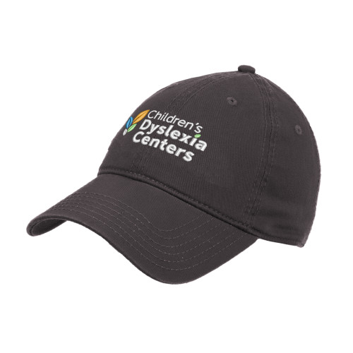  Charcoal Unstructured Adjustable Low Profile Hat - CDC Primary