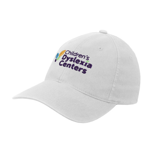  White Flexfit Structured Low Profile Hat - CDC Primary