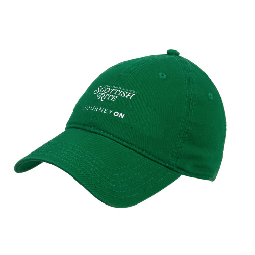  Kelly Green Unstructured Adjustable Low Profile Hat - Scottish Rite - Journey On Vertical