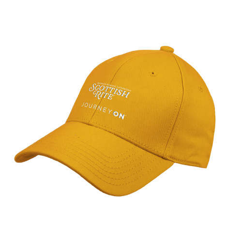 Main Image for  Gold Structured Adjustable Pro Style Hat