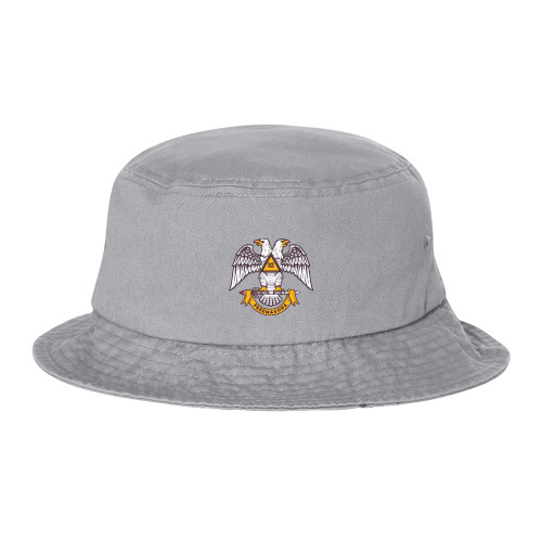  Sportsman Grey Bucket Hat - Freemasons