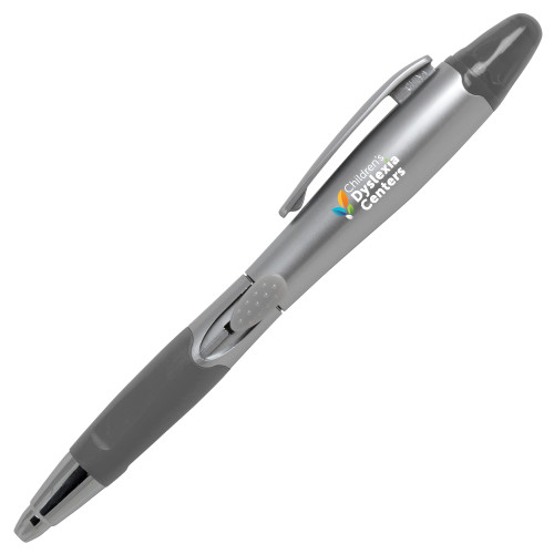  Silver/Silver Blossom Pen/Highlighter - CDC Primary Gradient