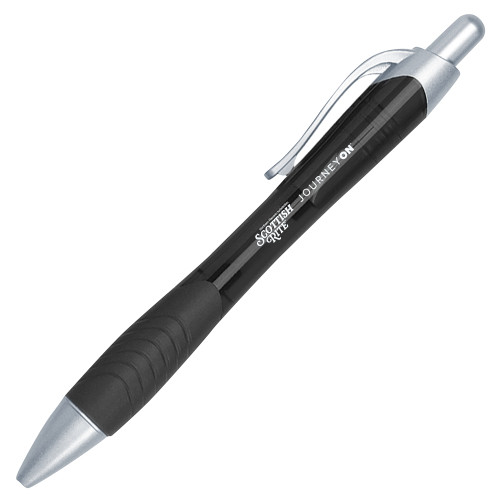  Metallic Mykonos Black Pen - Scottish Rite - Journey On Horizontal