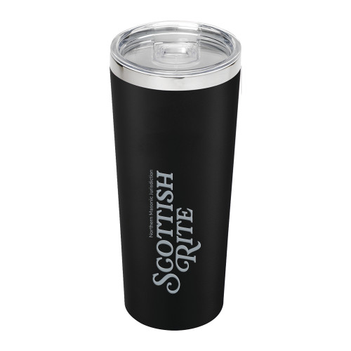  Thor Vacuum Insulated Black Tumbler 22oz - Scottish Rite Engraved