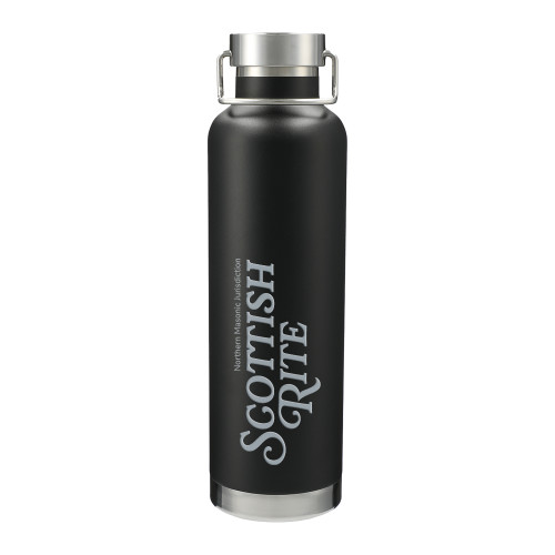  Thor Copper Vacuum Insulated Black Bottle 32oz - Scottish Rite Engraved