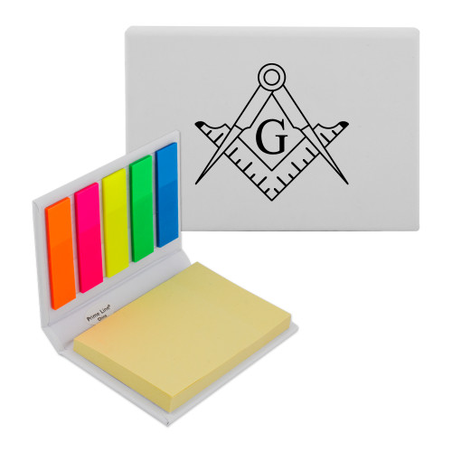  Micro Sticky Book - Square and Compass with G