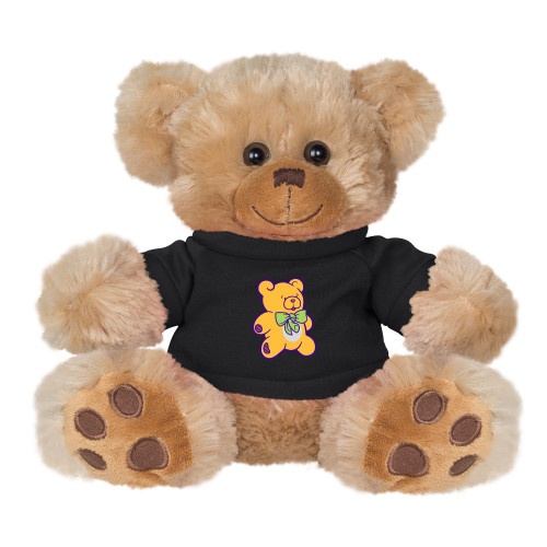  Plush Big Paw 8 1/2 inch Brown Bear w/Black Shirt - CDC Bear