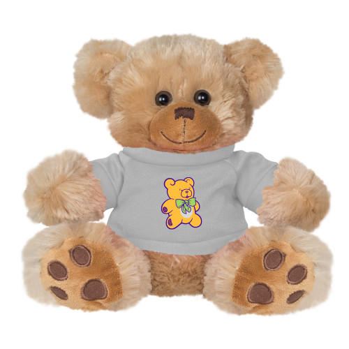  Plush Big Paw 8 1/2 inch Brown Bear w/Grey Shirt - CDC Bear