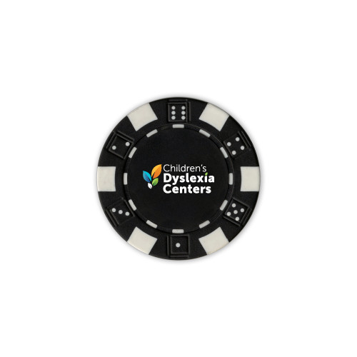  Black Game Chip - CDC Primary Gradient