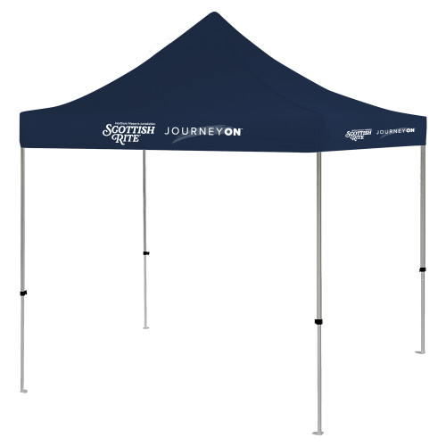  9 ft x 9 ft Navy Tent - Scottish Rite - Journey On Horizontal