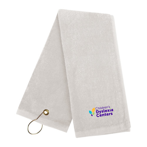  White Golf Towel - CDC Primary