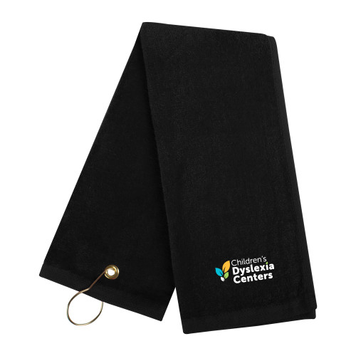  Black Golf Towel - CDC Primary