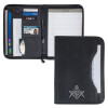 Thumbnail image for  Wall Street Black Zippered Padfolio