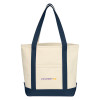 Thumbnail image for  Cotton Canvas Natural/Navy Tote Bag