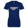 Thumbnail image for  Next Level Womens Navy Boyfriend Tee