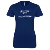 Thumbnail image for  Next Level Womens Navy Boyfriend Tee