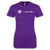 Thumbnail image for  Next Level Womens Purple Boyfriend Tee