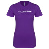 Thumbnail image for  Next Level Womens Purple Boyfriend Tee