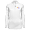 Thumbnail image for  Syntrel Womens White Interlock 1/4 Zip