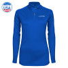Thumbnail image for  Syntrel Womens Royal Interlock 1/4 Zip