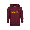 Thumbnail image for  Youth Maroon Fleece Hoodie