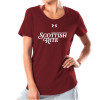 Thumbnail image for  Under Armour Womens Cardinal Charged Cotton Tee