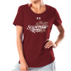 Thumbnail image for  Under Armour Womens Cardinal Charged Cotton Tee