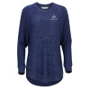 Thumbnail image for  Boxercraft Womens Navy Heather Cuddle Oversized Crew
