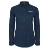 Thumbnail image for  Womens Navy Twill Button Down Long Sleeve 
