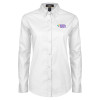 Thumbnail image for  Womens White Twill Button Down Long Sleeve