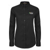 Thumbnail image for  Womens Black Twill Button Down Long Sleeve 