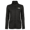 Thumbnail image for  Womens Black Heather Fleece Jacket