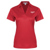 Thumbnail image for  Womens Red Performance Fine Jacquard Polo