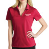 Thumbnail image for  Nike Womens Red Golf Dri Fit Micro Pique Polo