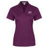 Thumbnail image for  Womens Purple Performance Fine Jacquard Polo