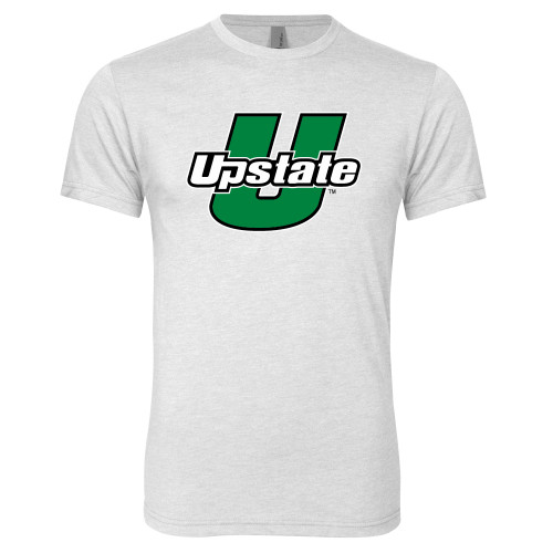 South Carolina Upstate Next Level Heather White Triblend Tee