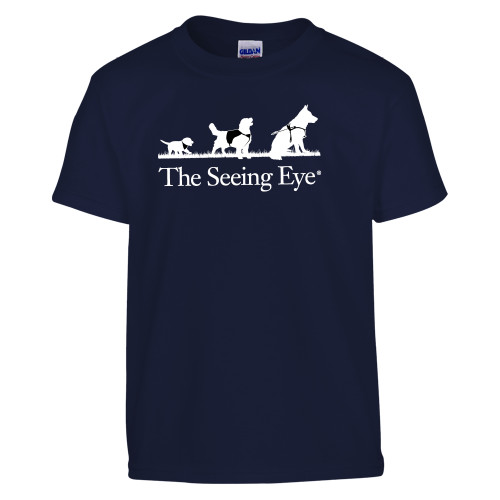 The Seeing Eye Youth Navy T Shirt-XS