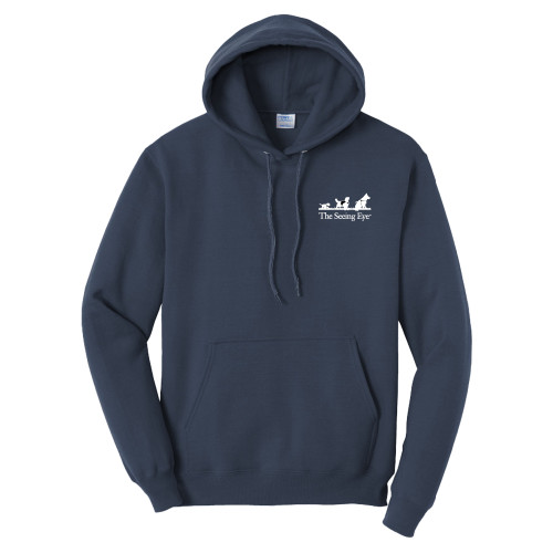 The Seeing Eye Tall Navy Fleece Hoodie-XLT