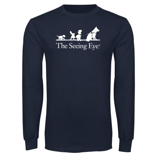 The Seeing Eye Navy Long Sleeve T Shirt