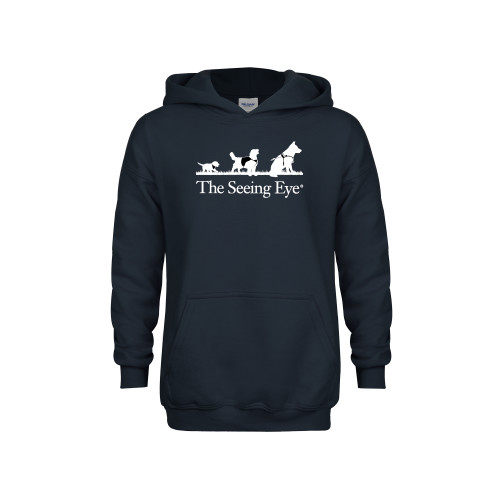 The Seeing Eye Youth Navy Fleece Hoodie