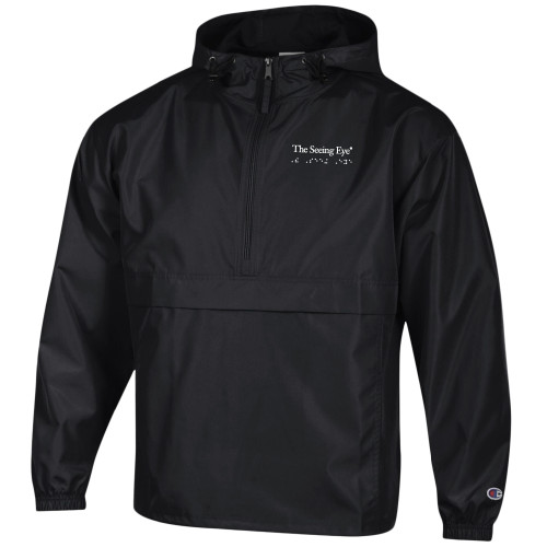 The Seeing Eye Champion Black Packable Jacket