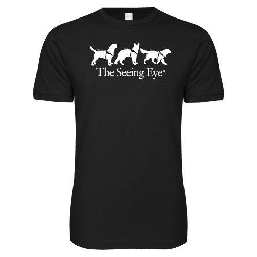 The Seeing Eye Next Level Black SoftStyle T Shirt