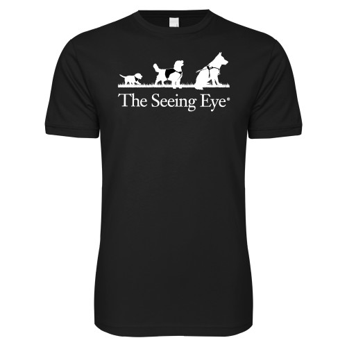 The Seeing Eye Next Level Black SoftStyle T Shirt