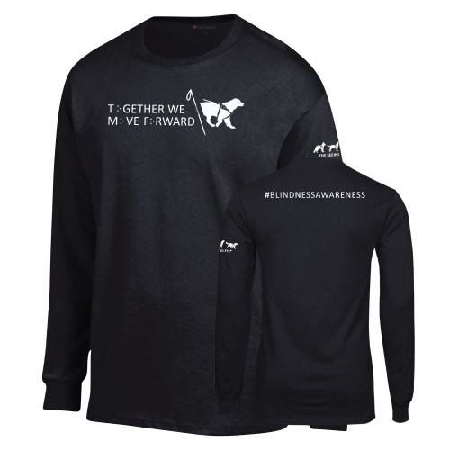  Champion Black Long Sleeve T Shirt - Together We Move Forward
