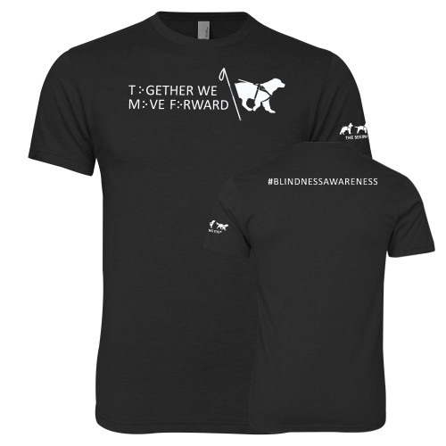  Next Level Black Triblend Tee - Together We Move Forward